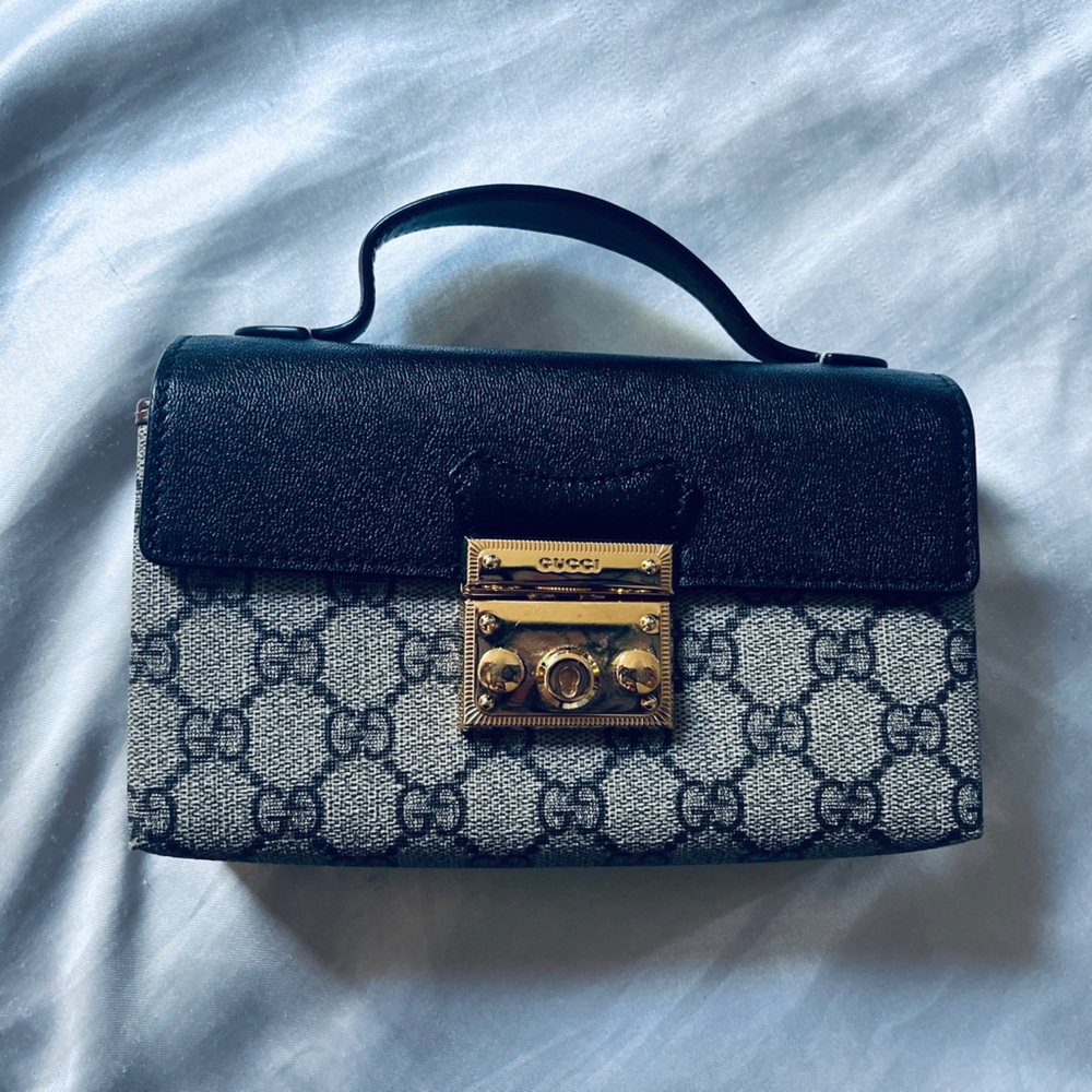 Designer Black and Gray Women's Bag